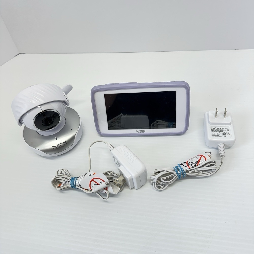 Hubble Connected Nursery Pal Premium 5" Smart HD Baby Monitor Touch Screen Works